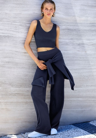 Copenhagen Studios Široký strih Nohavice - Modrá