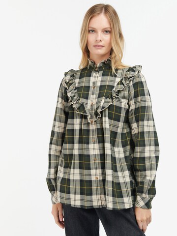 Barbour Bluse in Grün