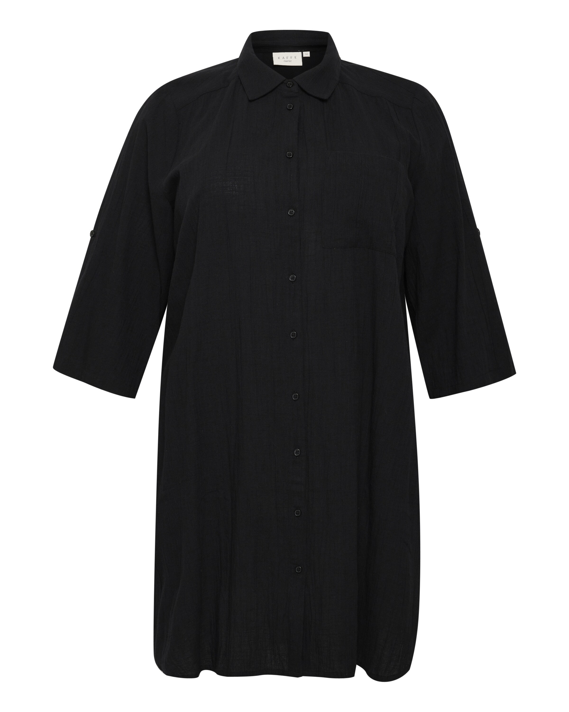 KAFFE CURVE Tunic 'Paula' in Black: front