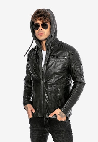 Redbridge Between-Season Jacket 'Peoria' in Black: front