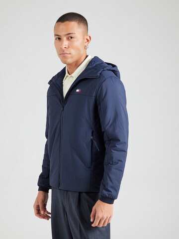 Tommy Jeans Tussenjas in Blauw: voorkant