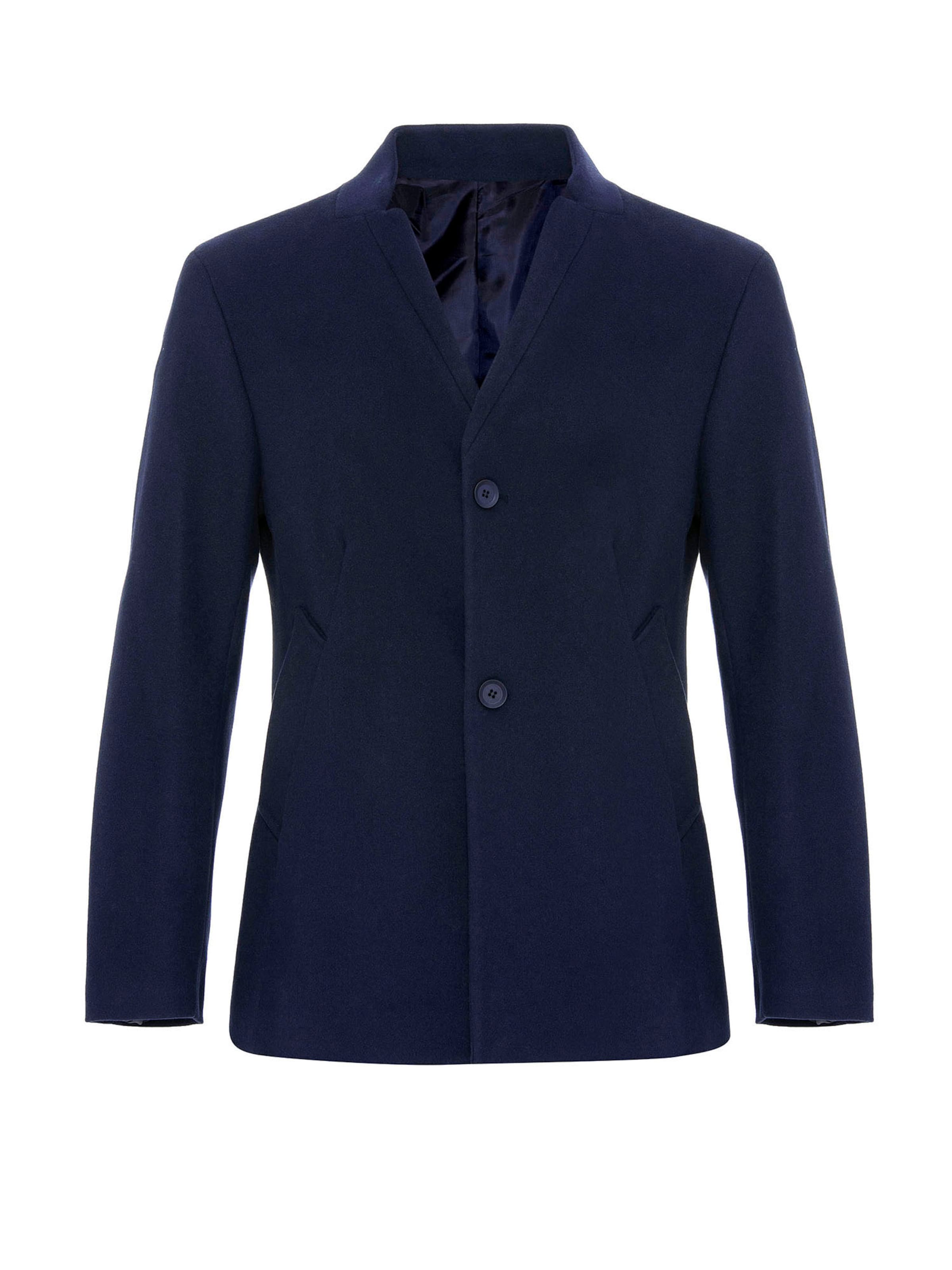 Antioch Rovný strih Sako - Modrá: predná strana