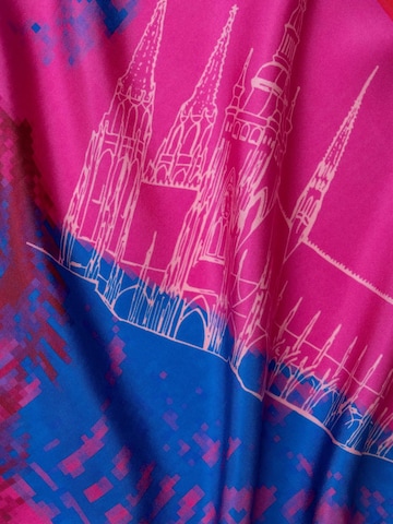 EMBLEMM Scarf 'Distorted Prague' in Blue