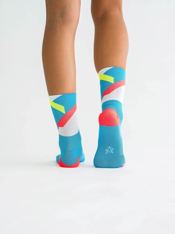 INCYLENCE Athletic Socks 'STRIKES' in Blue