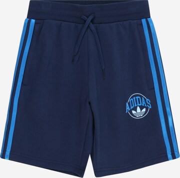 regular Pantaloni di ADIDAS ORIGINALS in blu: frontale