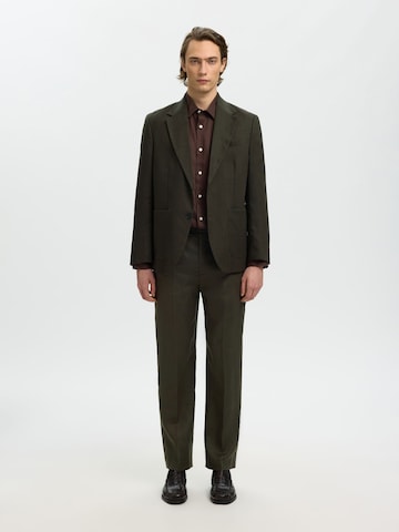 Coupe regular Veste de costume SELECTED en vert