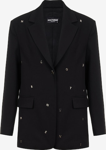 NOCTURNE Blazer in Black: front