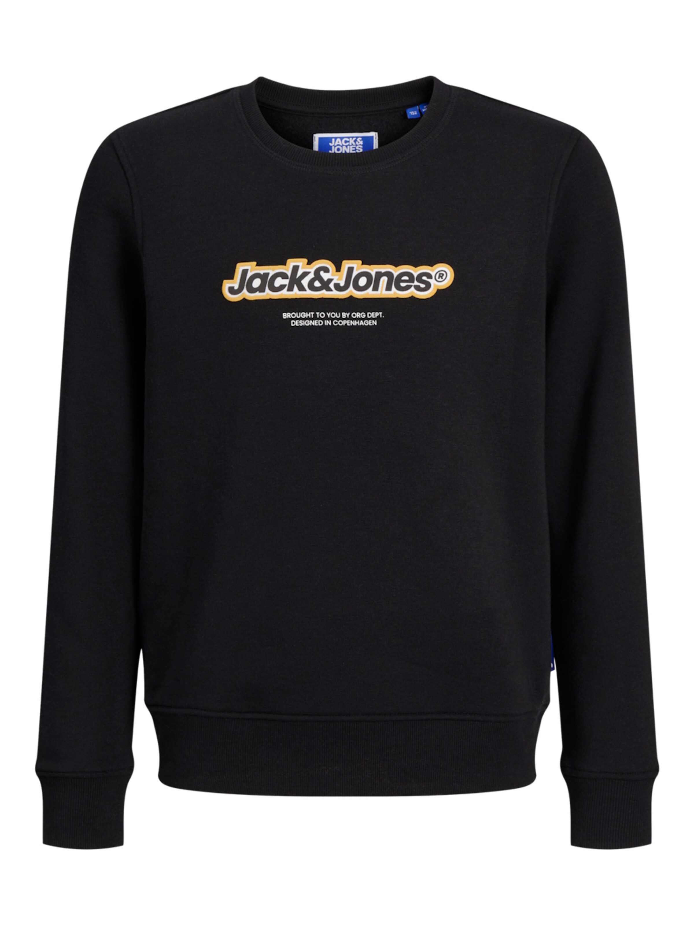 Sweat 'VESTERBRO NEWTON' Jack & Jones Junior en noir : devant