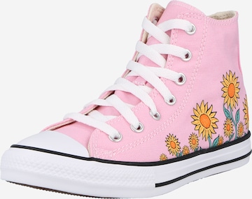 CONVERSE Sneakers 'Chuck Taylor All Star Sunflower' in Pink: front