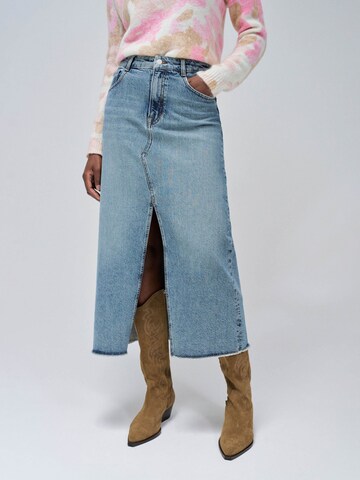 Salsa Jeans Rok in Blauw: voorkant