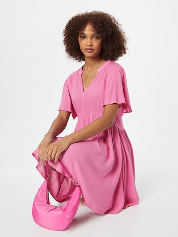 ICHI Obleka 'MARRAKECH' | roza barva