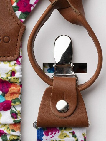 FAFIGO Suspenders 'Zio Fidschi' in White