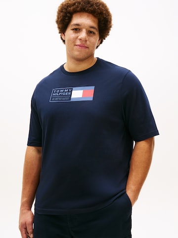 Tommy Hilfiger Big & Tall Shirt in Blue: front