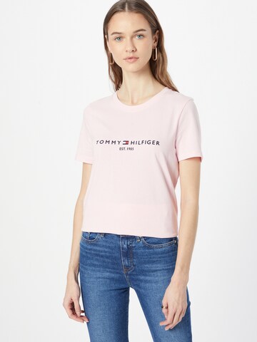 TOMMY HILFIGER Póló - rózsaszín: elől