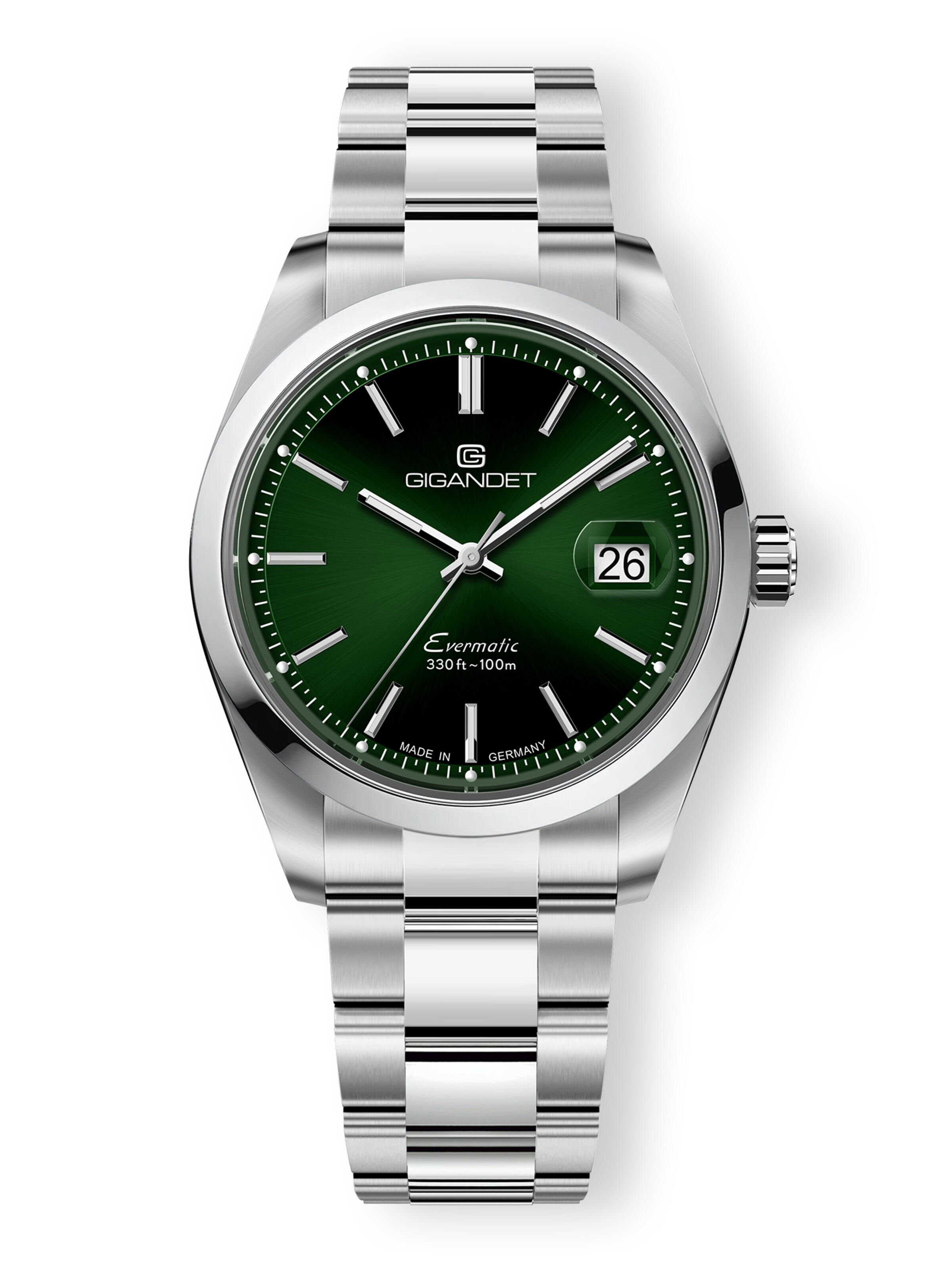 Gigandet Analog Watch 'EVERMATIC' in Green: front