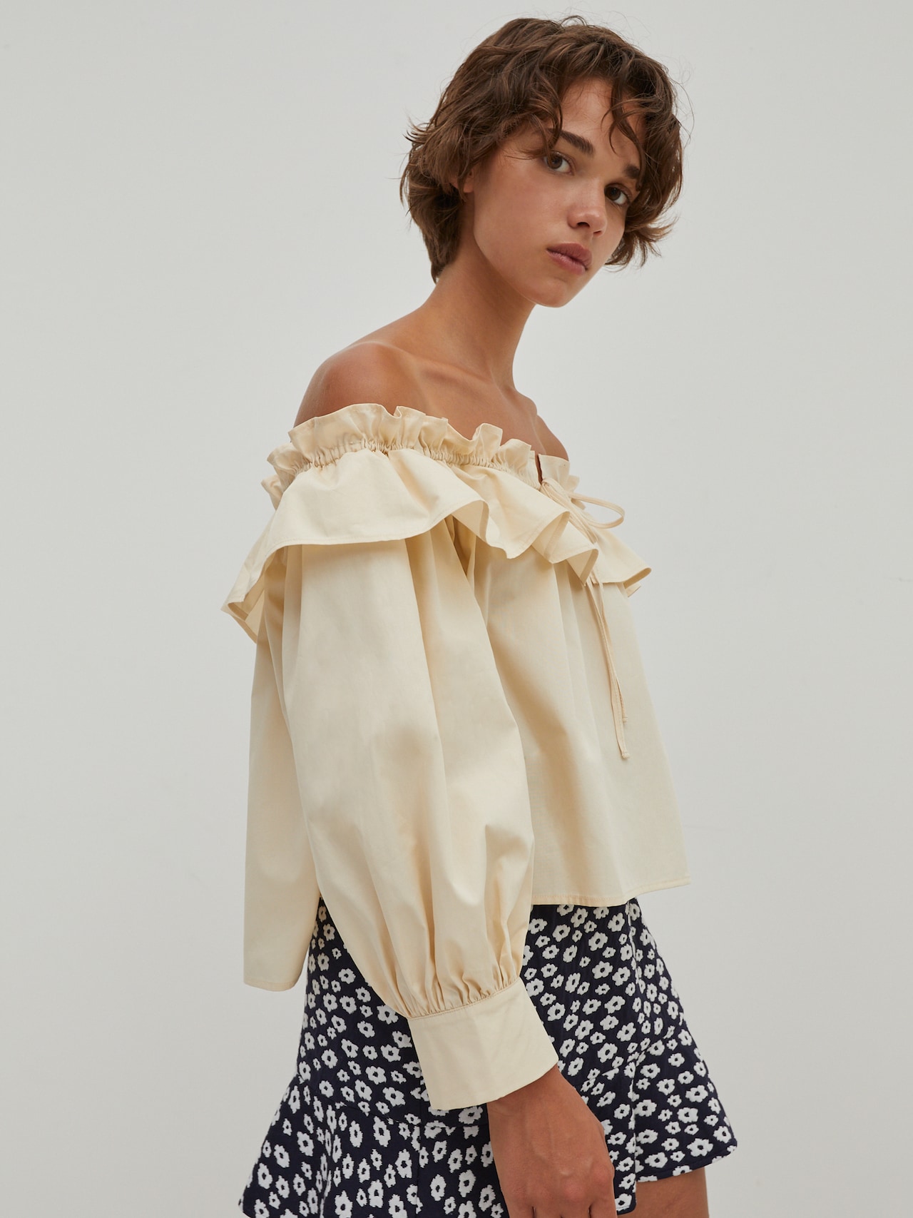 EDITED Produkte Bluse 'Suela' beige