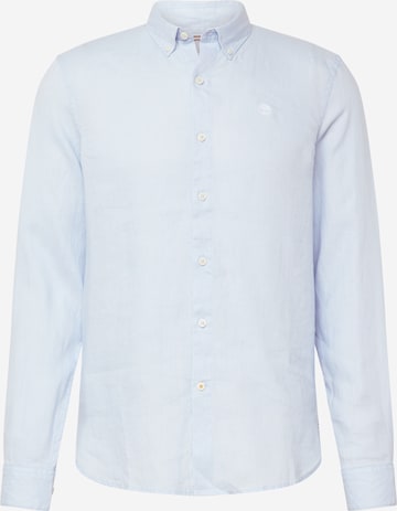 TIMBERLAND Regular fit Button Up Shirt 'Mill River' in Blue: front