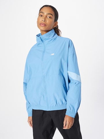 new balancePrijelazna jakna 'Athletics' - plava boja: prednji dio
