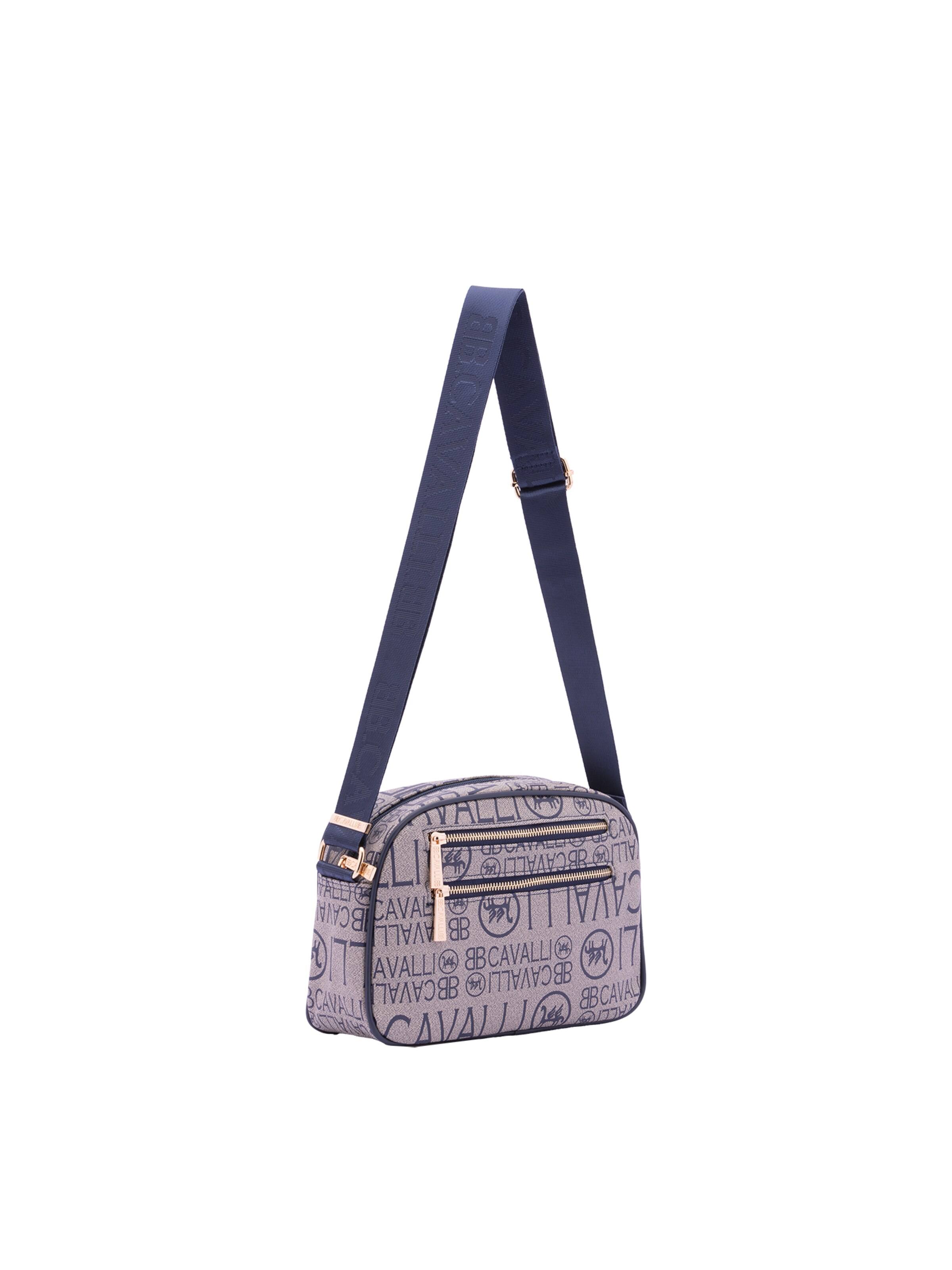 Borsa a tracolla 'Borsa a Tracolla B Cavalli Donna con Zip e Tasche Regolabile Ecopelle' di B. Cavalli in blu