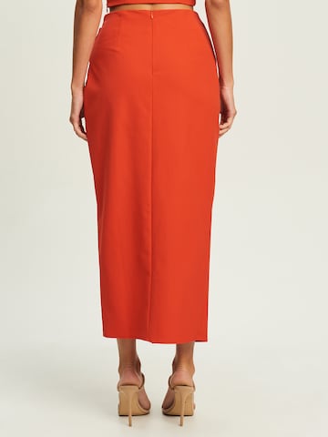 BWLDR Skirt 'HANNAH' in Orange: back