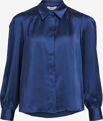 Camicia da donna di OBJECT in blu: frontale