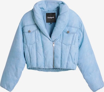 Desigual Демисезонная куртка в Синий: спереди