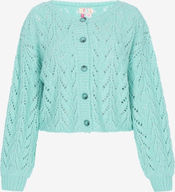 IZIA Gebreid vest in Blauw: voorkant