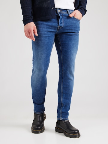 Slimfit Jeans 'JJIGlenn JJOriginal' de la JACK & JONES pe albastru: față