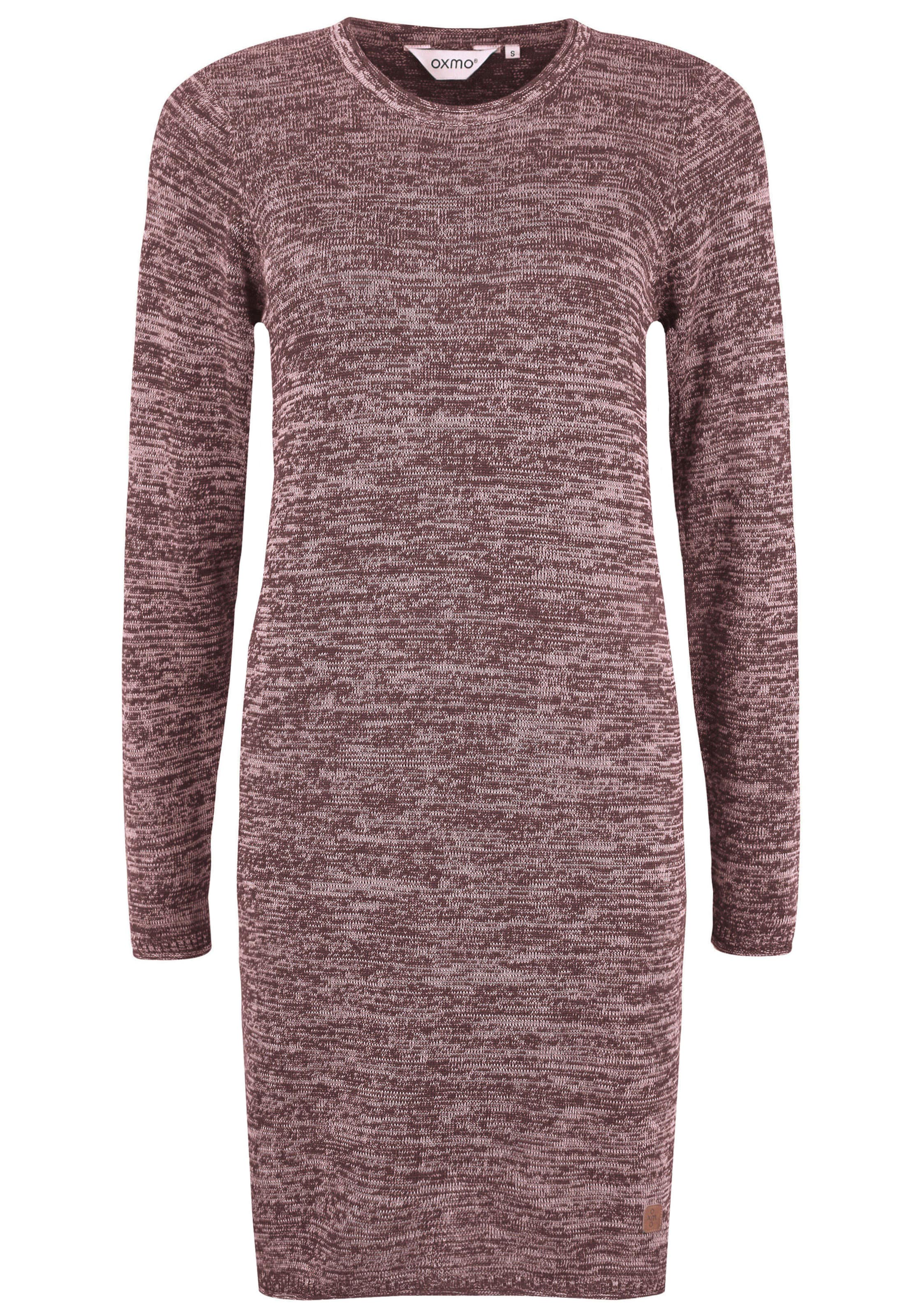 Oxmo Gebreide jurk 'Danielle' in Rood: voorkant