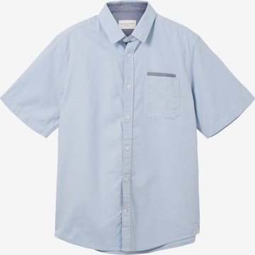 TOM TAILOR Regular fit Button Up Shirt in Blue: front