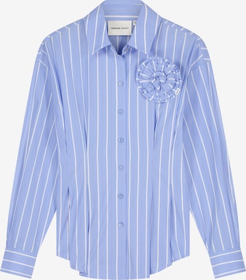 Fabienne Chapot Bluse in Blau: Vorderseite