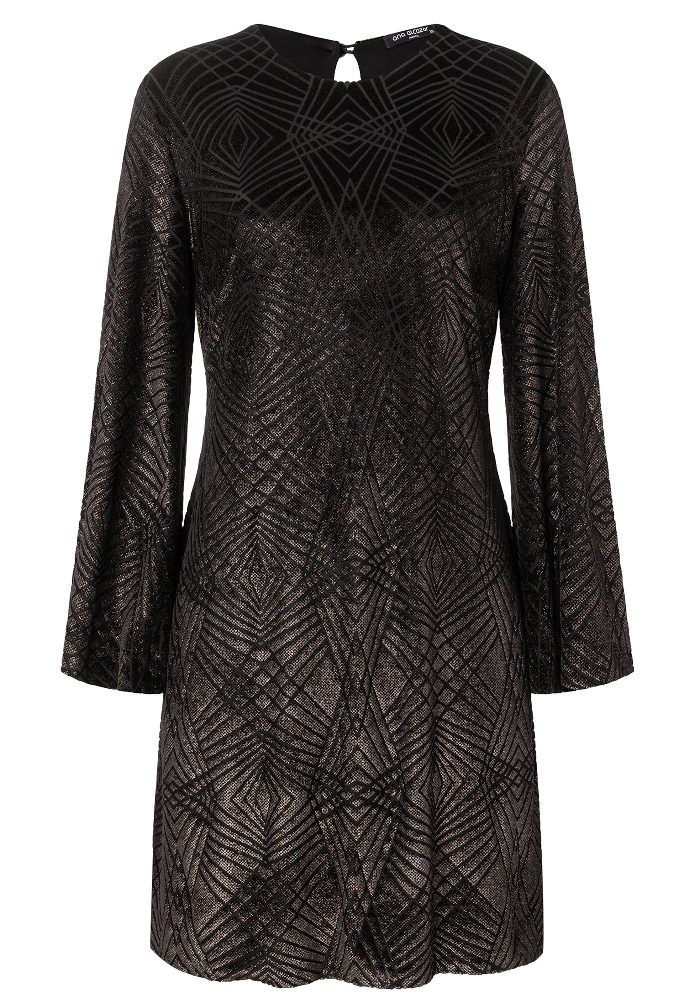 Ana Alcazar Kleid ' Tama ' in Schwarz: Vorderseite