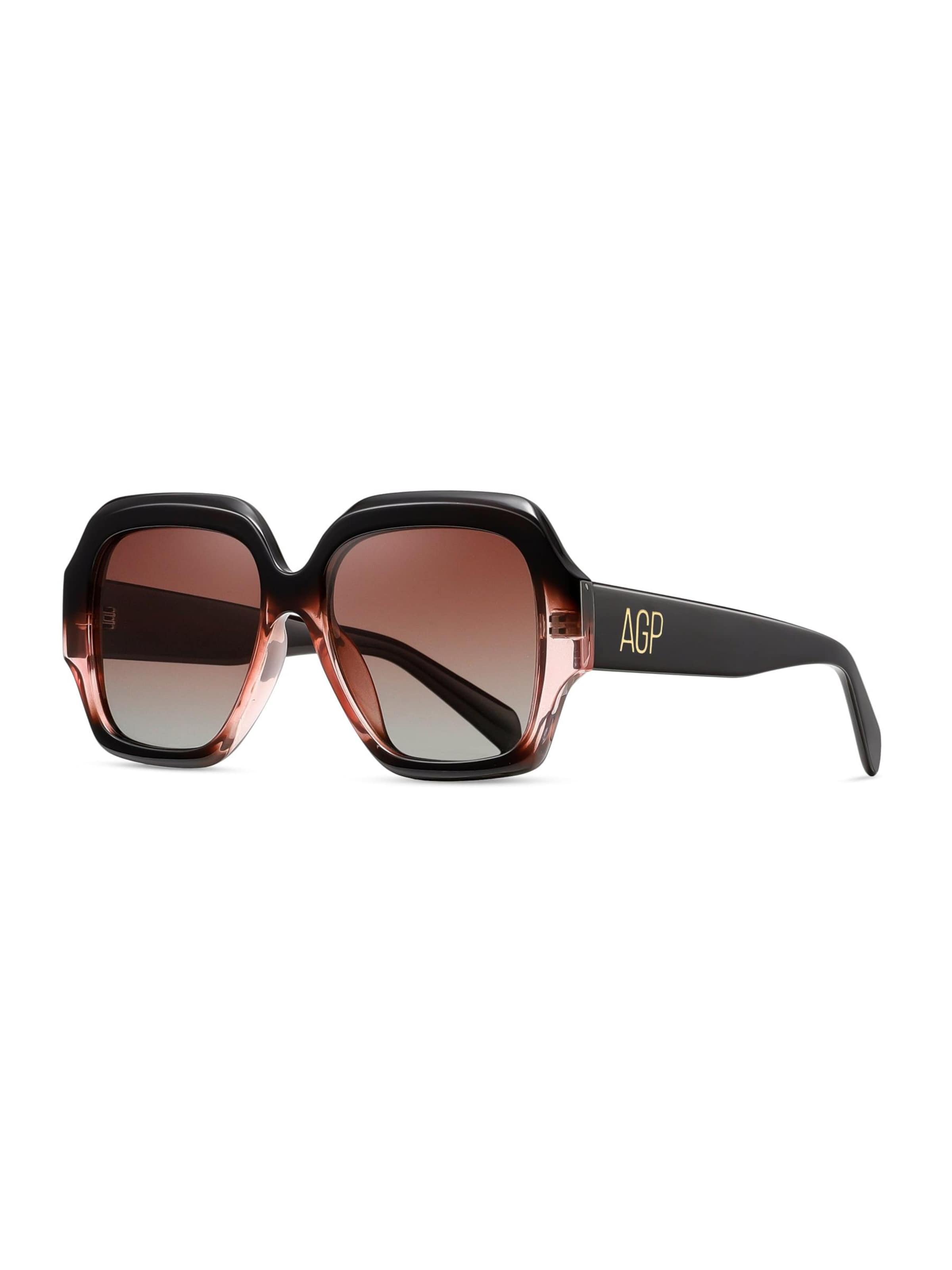 AVANT-GARDE PARIS Sunglasses 'Square Despoina' in Red: front