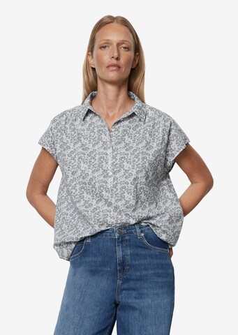 Marc O'Polo Blouse in Grijs: voorkant