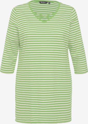 T-shirt Ulla Popken en vert : devant