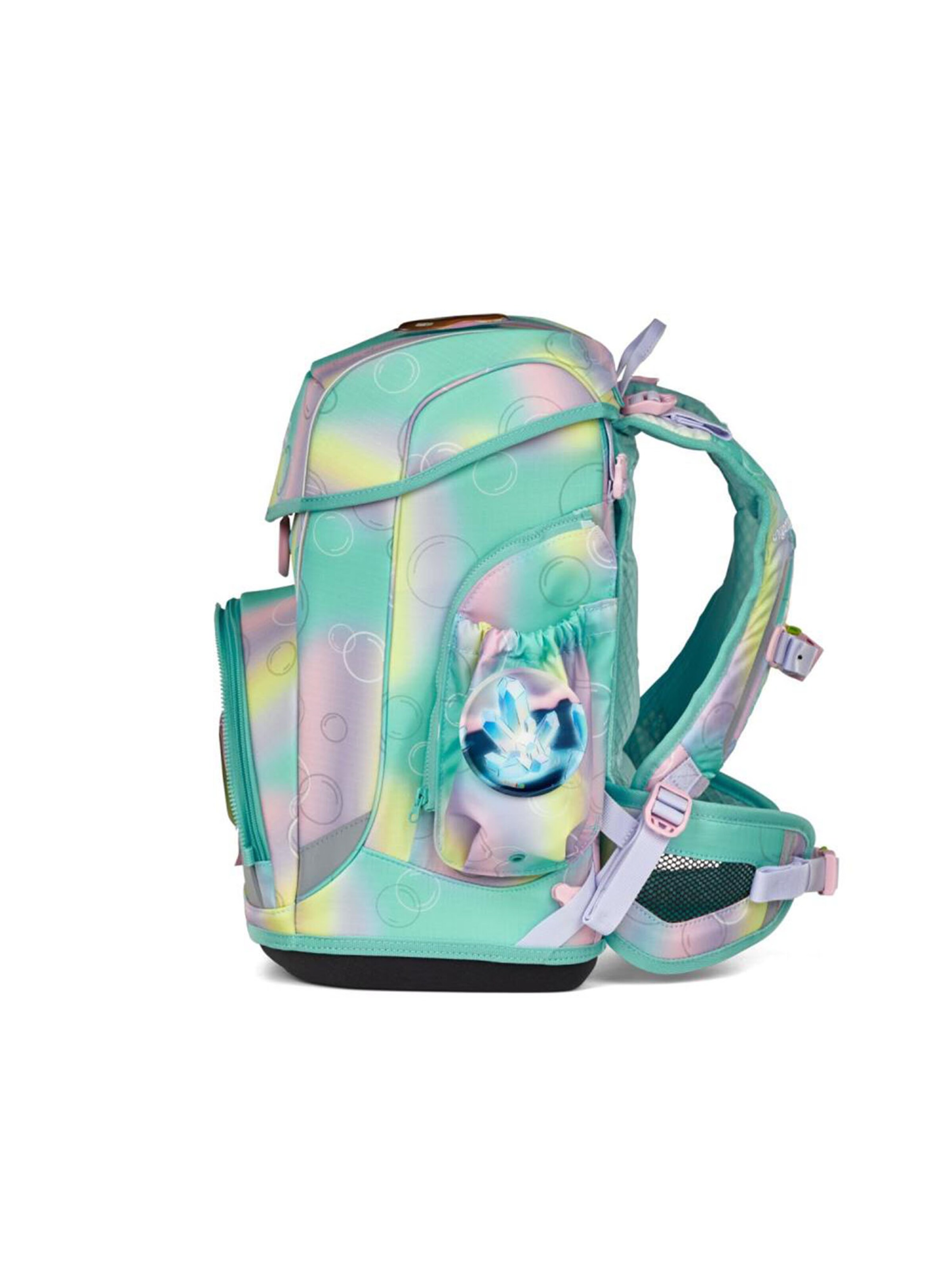 ergobag Backpack 'Cubo Light Schulranzen Set' in Green