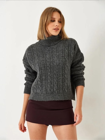 Bianco Lucci Sweter w kolorze szary