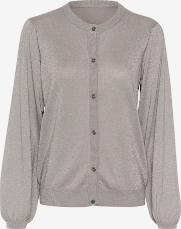 Geacă tricotată 'CR Shimra' de la Cream pe gri: față