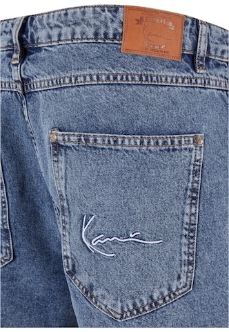 Karl Kani Rozkloszowany krój Jeansy w kolorze niebieski