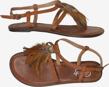Buffalo London Sandalen 39 in Braun: Vorderseite