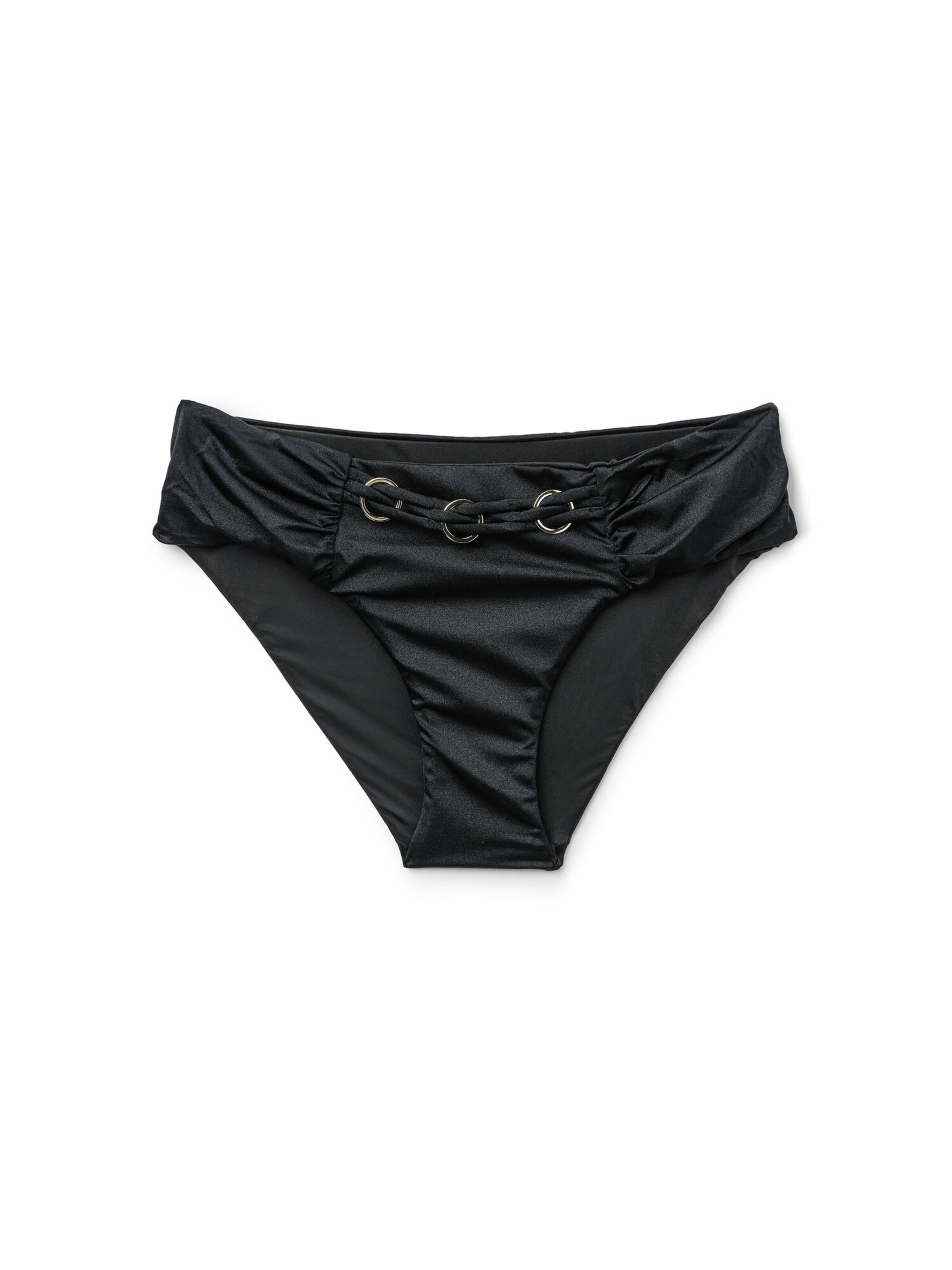 Tezenis Bikini Bottoms 'Royal Essence' in Black: front
