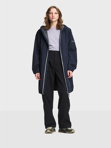 AIGLE Functionele jas 'Rainpack 90' in Blauw: voorkant