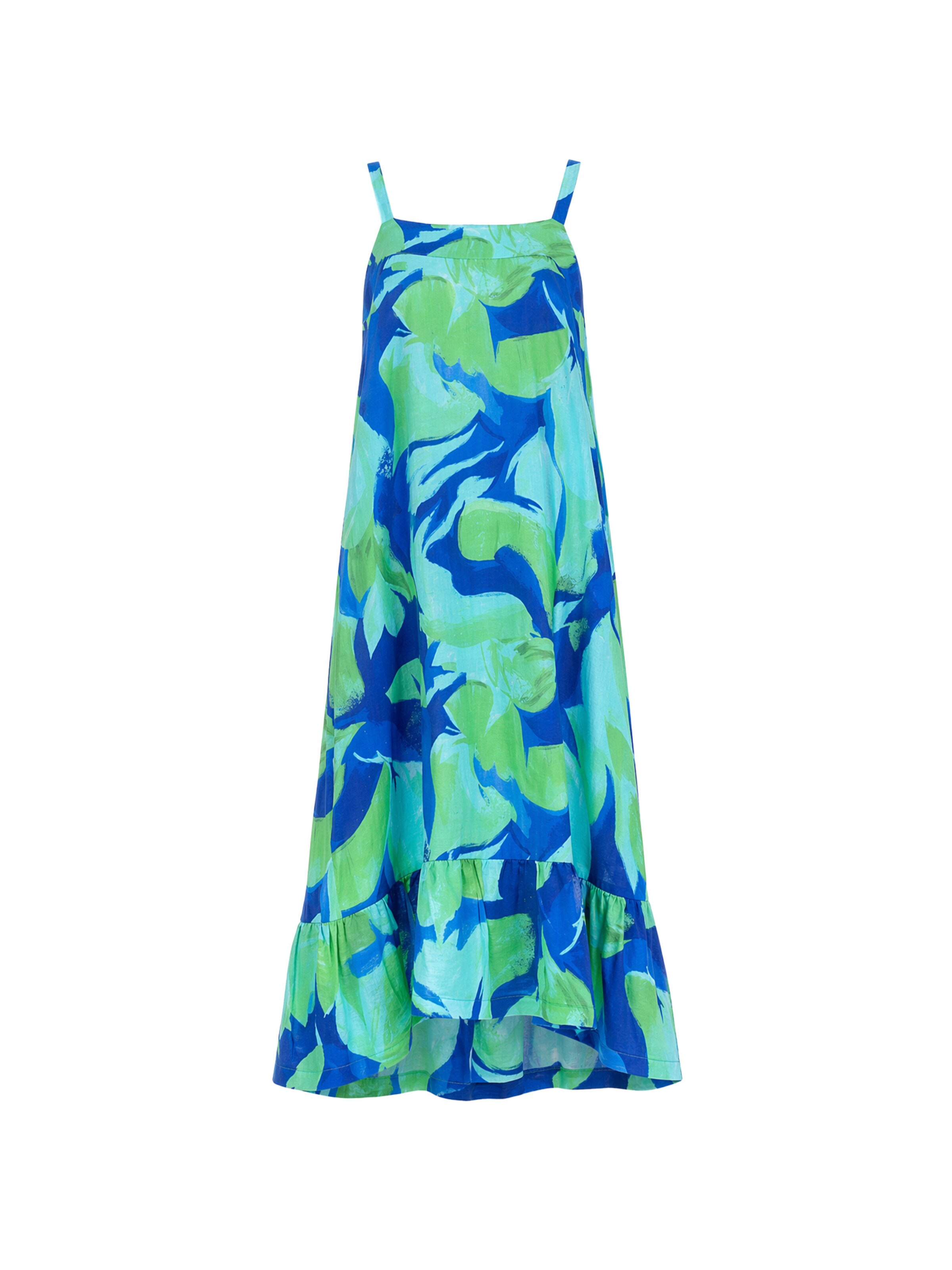Haris Cotton Zomerjurk 'Haris Cotton' in Blauw: voorkant