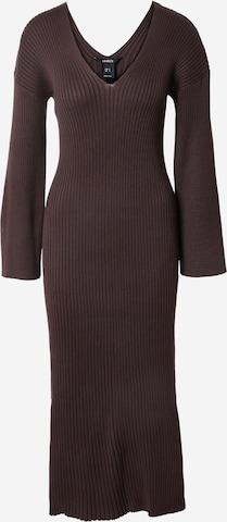 Lindex Knitted dress 'Sienna' in Brown: front
