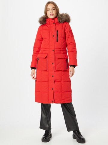 Superdry Winter Coat in Red: front