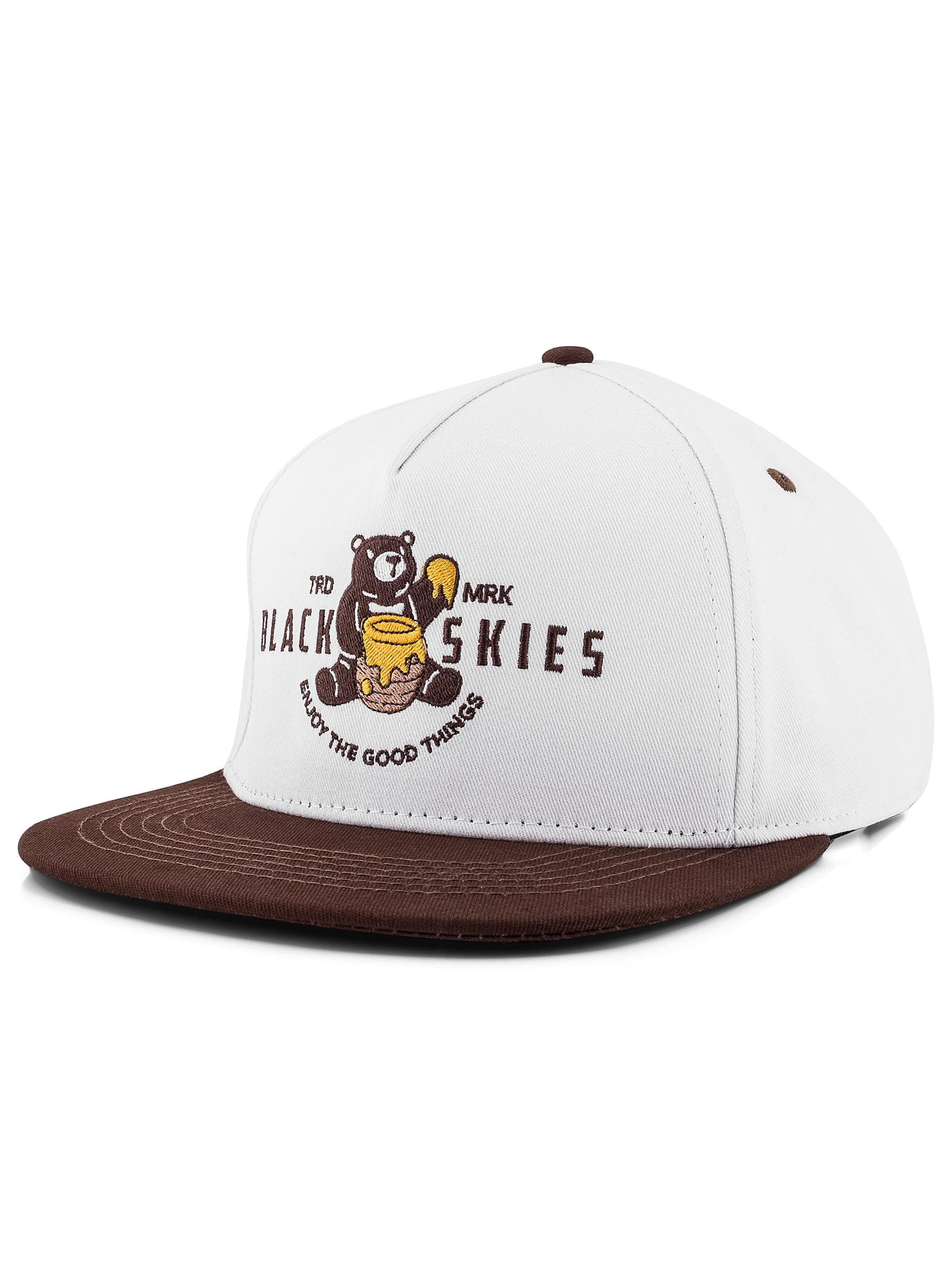 Blackskies Cap 'Beast Mode' in White: front