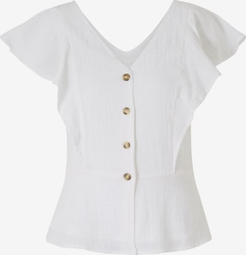 Camicia da donna di heine in bianco: frontale