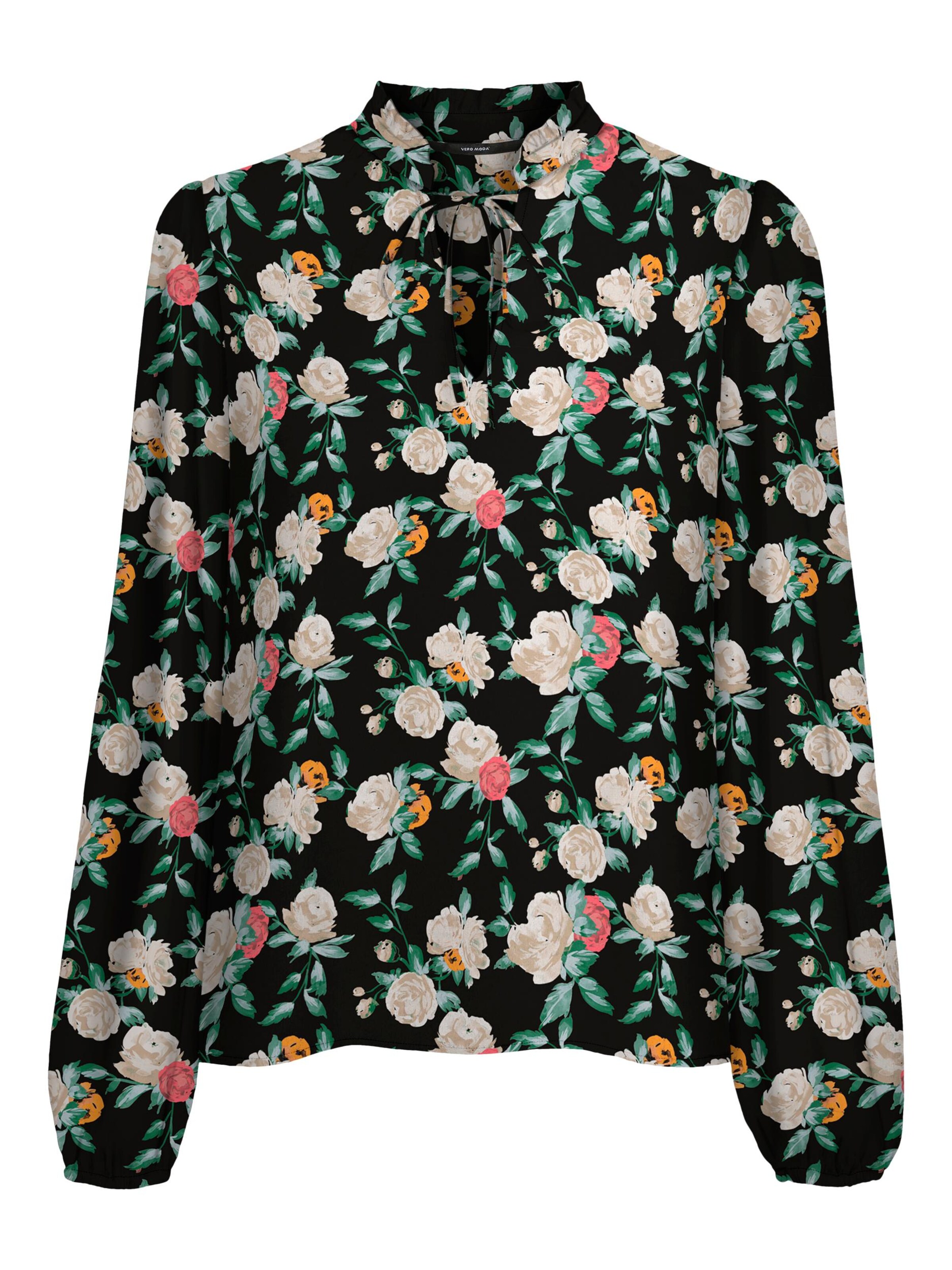 VERO MODA Blouse 'NYA' in Black: front