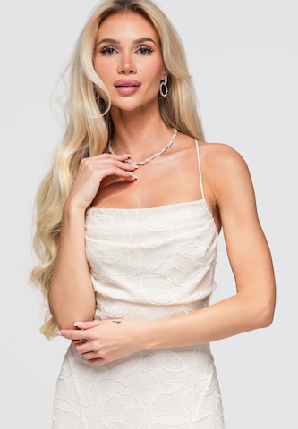 Ombre Kleid in Beige