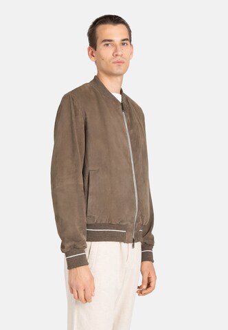 Werner Christ Between-Season Jacket 'Berto S' in Brown: front